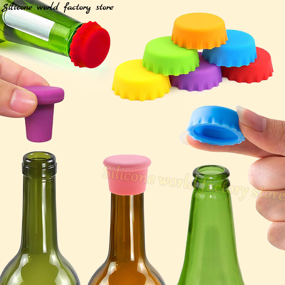 Wine Beer Red - Tampa de Silicone para Garrafa SW