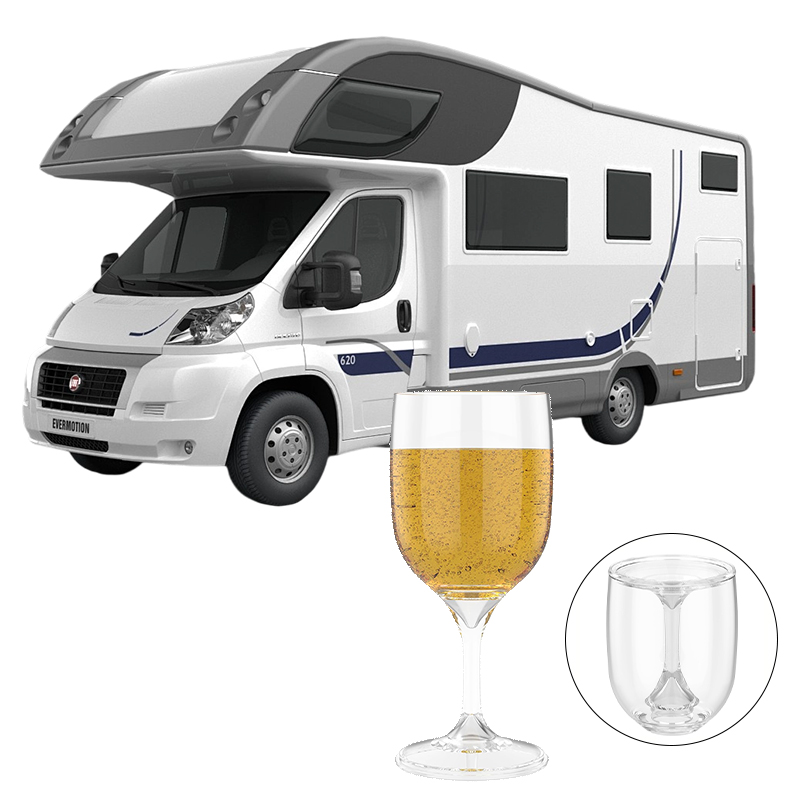 Wine & Beer Hydrometer - Rv portátil copo de vinho taça