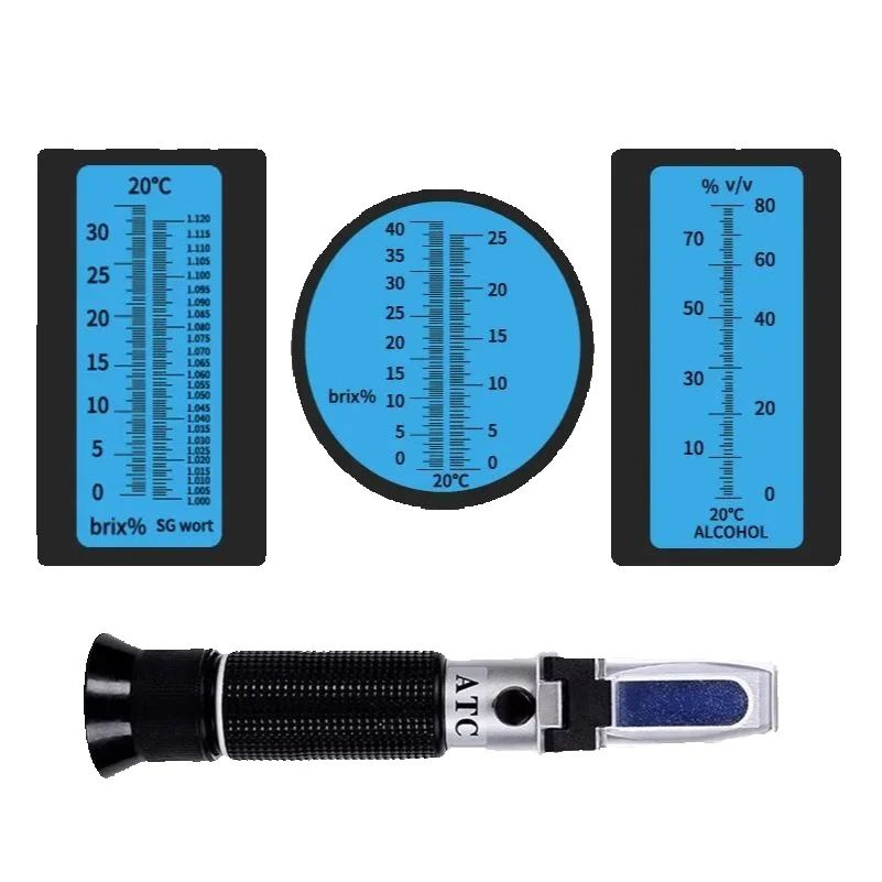 Wine To Beer Alcohol - Alcolômetro preciso portátil, testador de vinho,