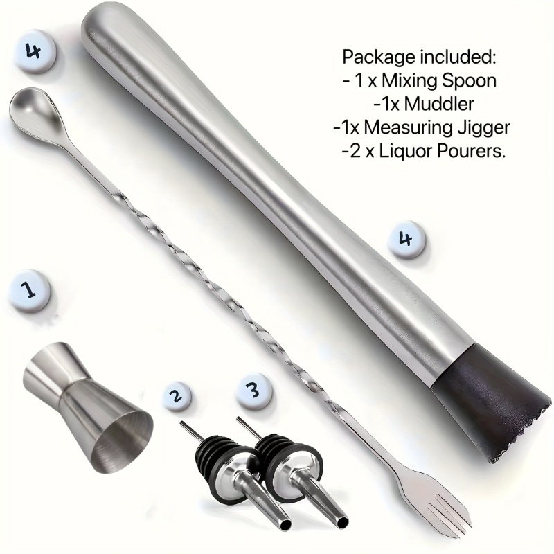 【Aço inoxidável e profissional - Muddler Cocktail Bar avaliação e preço