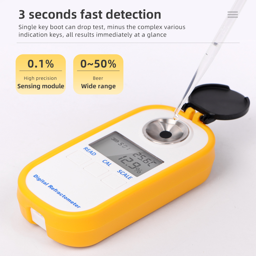 Refratômetro digital de álcool - Wine To Beer Alcohol avaliação e preço