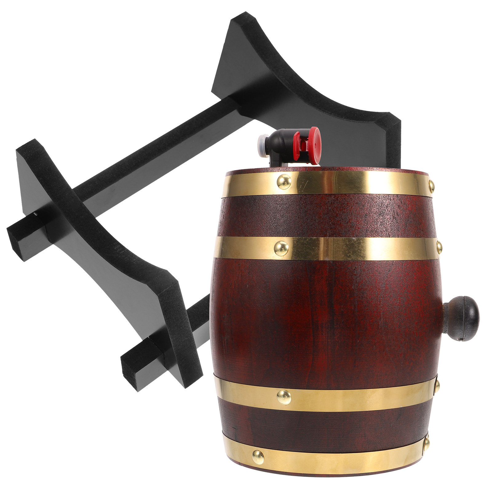 Conjunto de Barril de Madeira  - Wine Beer Red avaliação e preço