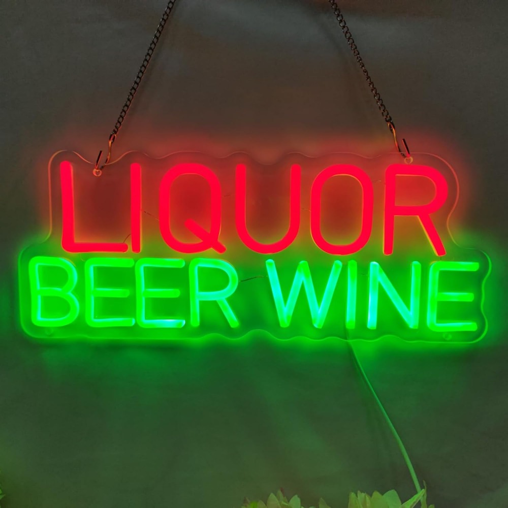 Letreiro de LED Neon para Bebi - Wine Beer Whiskey Year avaliação e preço