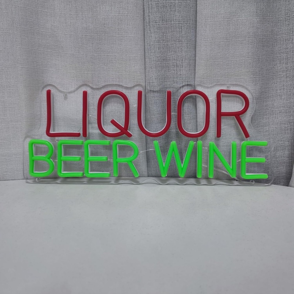 Letreiro de LED Neon para Bebi - Wine Beer Whiskey Year avaliação e preço