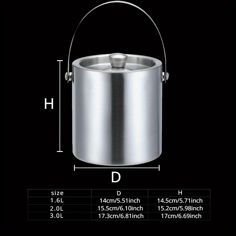 Aço inoxidável isolado balde d - Wine Beer Cooler avaliação e preço