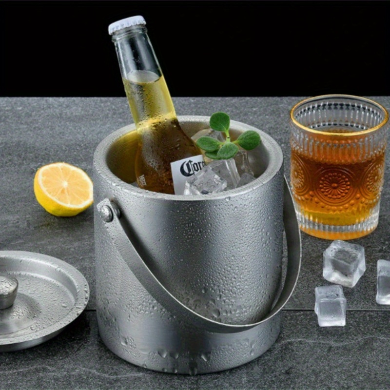 Aço inoxidável isolado balde d - Wine Beer Cooler avaliação e preço