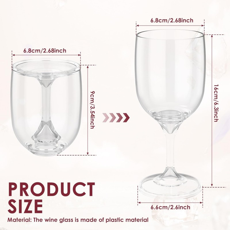Copo de vinho dobrável transpa - Wine & Beer Hydrometer avaliação e preço
