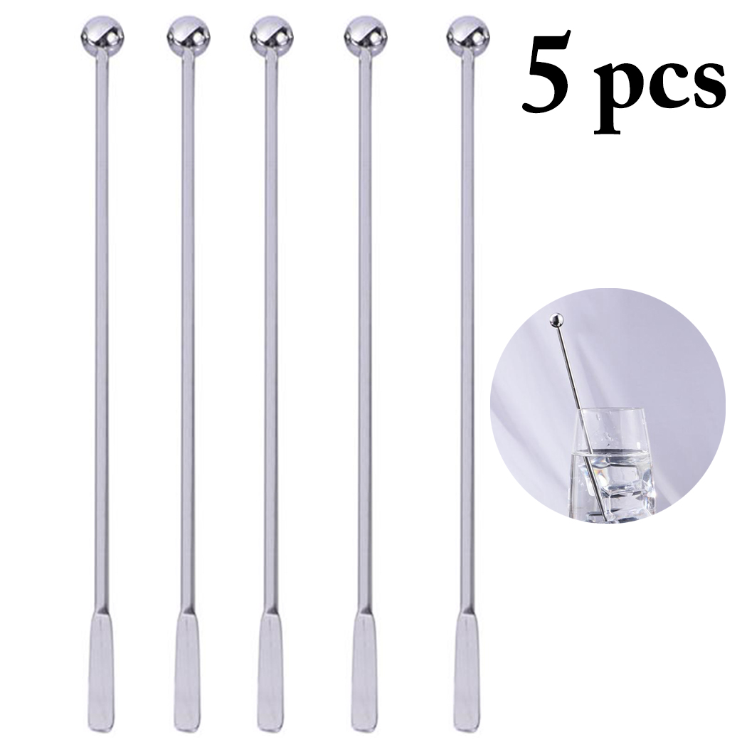 5 pçs/set criativo 19cm de aço - Muddler Cocktail Bar avaliação e preço