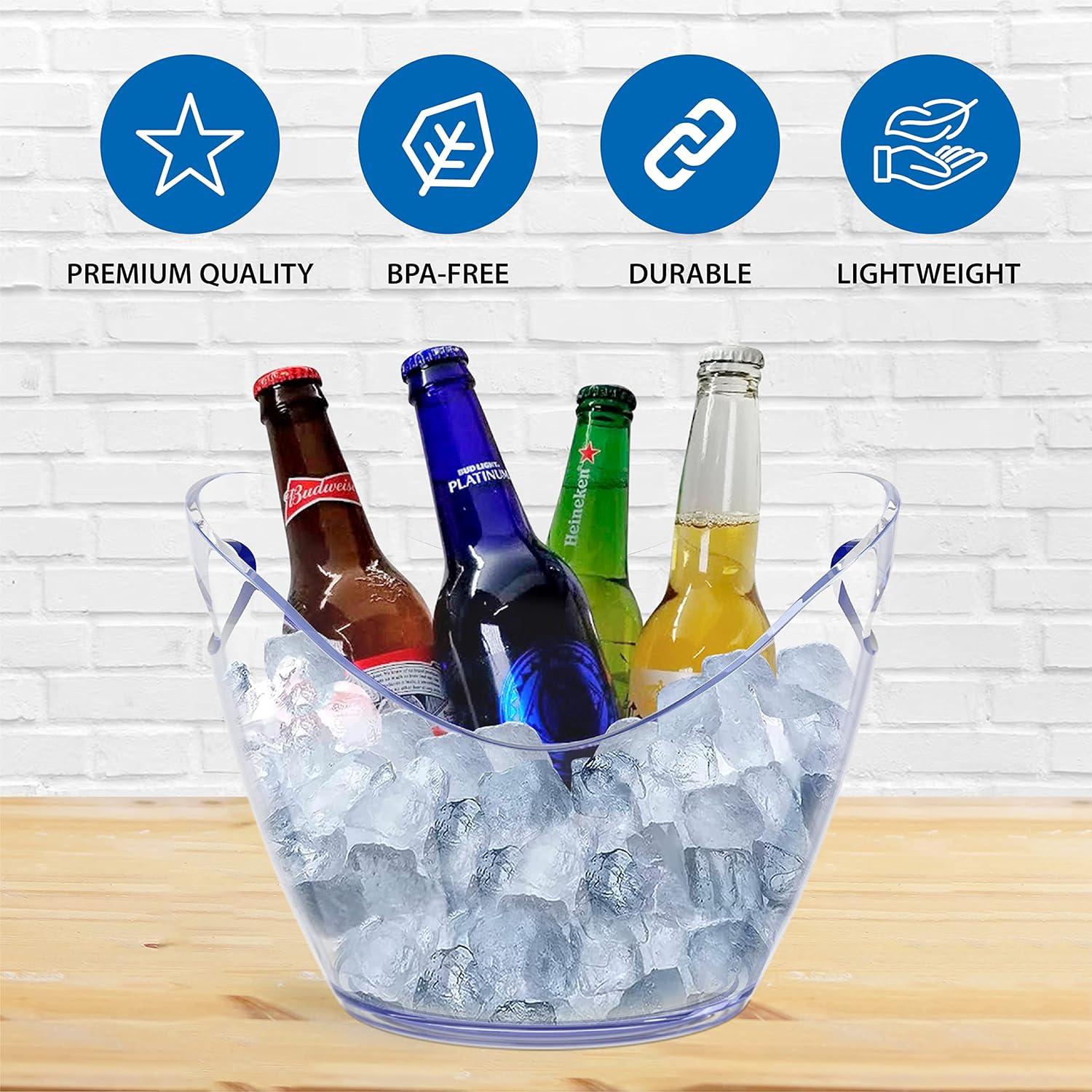 Balde de Gelo Inquebrável de P - Wine Beer Cooler avaliação e preço