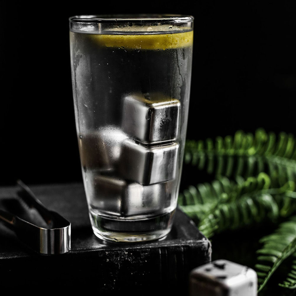 6 Peças de Pedras de Aço Inoxi - Wine Beer Cooler avaliação e preço